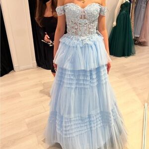 Light Blue Evening/Prom Dress